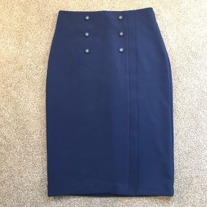 New York & Co. Eva Mendes beautiful blue Skirt.